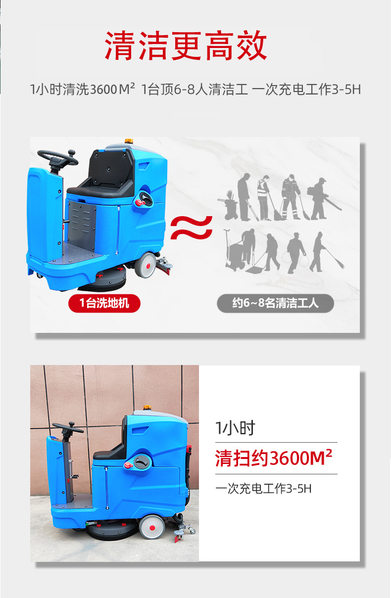 璧山驾驶式洗地机更适合用在高铁站